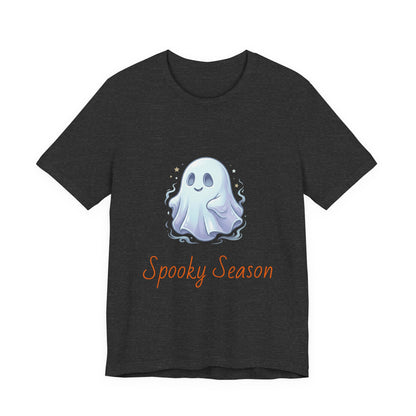 Spooky Season Ghost Tee — Cute Halloween Graphic T-Shirt