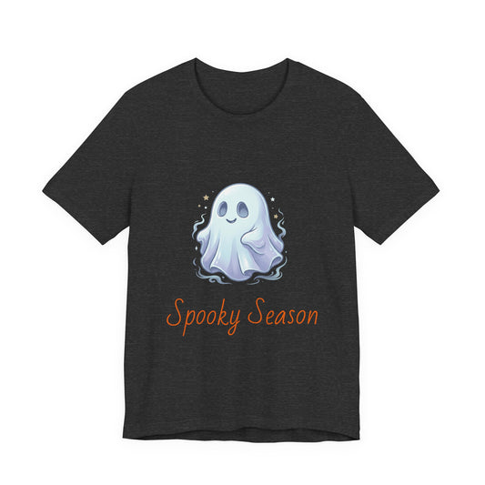Spooky Season Ghost Tee — Cute Halloween Graphic T-Shirt
