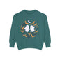 Halloween Ghost Sweatshirt — Cute Ghosts & Bats Crewneck